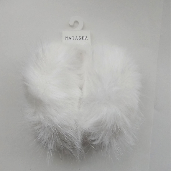 Fur Snow Bunny Winter Ear Muffs White ? main image 4